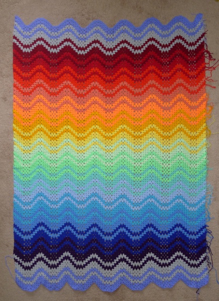 Notes for making a Spectrum Granny Ripple blanket – Rainbow Junkie